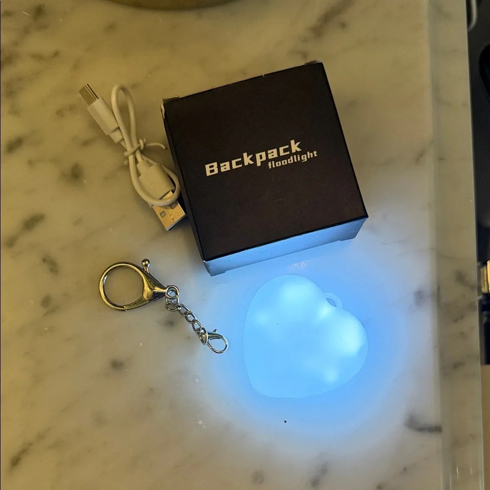 Backpack Flood Light heart shaped - Picture 2 of 8
